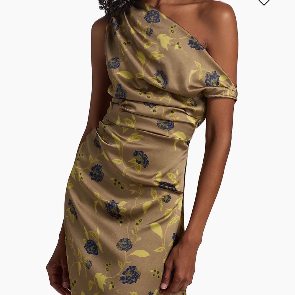 Floral One-Shoulder Dress